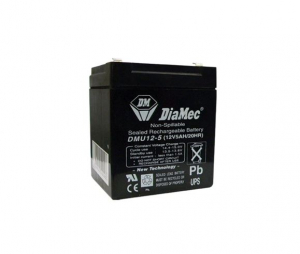 Diamec zselés ólomsavas gondozásmentes akkumulátor 12V 5000mAh 105.5x89.5x70mm (DMU12-5)